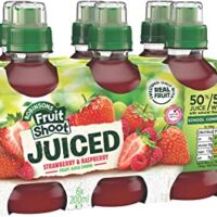 Robinsons Fruit Shoot Juiced Strawberry and Raspberry, 6 x 200ml