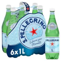 San Pellegrino Sparkling Natural Mineral Water 6 x 1L