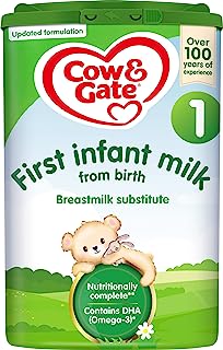 Cow & Gate 1 First Infant Baby Milk Powder Formula From Birth, 800g