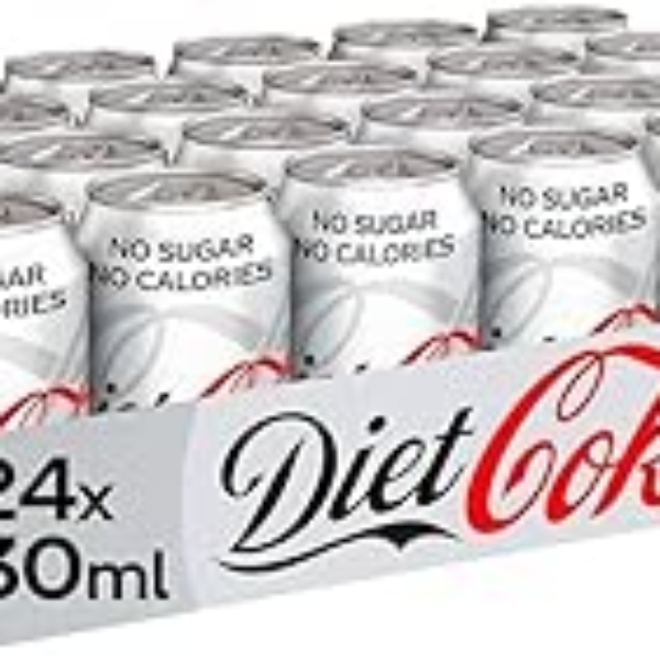 Diet Coke Coca Cola Cans 330ml Choose 24, 48 or 72 Cans (24)
