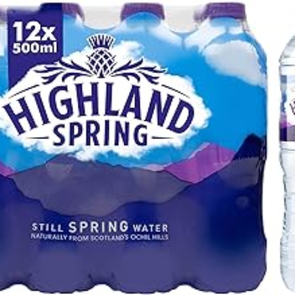 Highland Spring Still Mineral Water, 12x500ml
