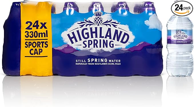 Highland Spring Still Spring Water, 24x330ml