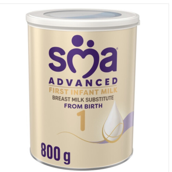 SMA ADVANCED First Infant Baby Milk Powder Formula , From Birth , 800 g (Pack of 1)